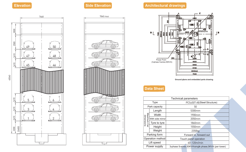 XIZI automatic parking systems